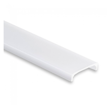 6 Meter LED-Profilabdeckung 05.1 ZWART Opal für LED-Streifen, 16,8 mm Breite, diffuses Opalglas, Aluminiumprofil, ideal für indirekte Beleuchtung, Deko- und Akzentlicht, inklusive Montagezubehör