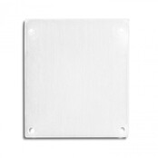 2x LED Aluminium Profil Endkappen mit Schrauben für XL40WIT – Weiß, 40mm breit, inklusive Montagematerial, hochwertiger Abschluss für LED-Profile