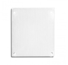 2x LED Aluminium Profil Endkappen mit Schrauben für XL40WIT – Weiß, 40mm breit, inklusive Montagematerial, hochwertiger Abschluss für LED-Profile