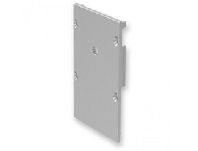 Endkappe für LED-Profil XL60ALU ohne Kabeldurchführung