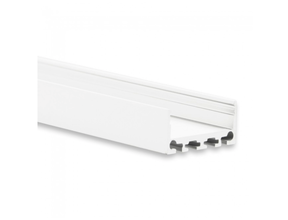Muster LED Aluminium Profil XL04 Weiß für LED Streifen – Robust & Hochwertig