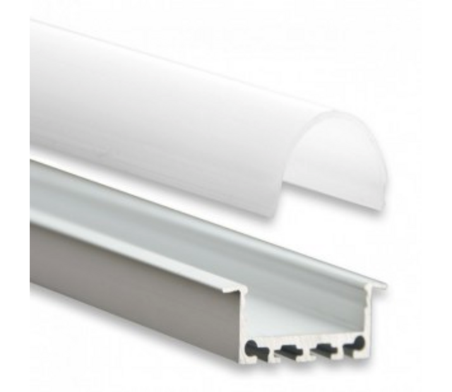 LED-Aluminiumprofil XL05-ALU für LED-Streifen: Hochwertiges Alu-Profil mit Diffusor, 200 cm Länge, 8 mm Nutbreite, IP20, ideal für indirekte Beleuchtung und Einbau in Decken oder Wände LED-Aluminiumprofil XL05-ALU für LED-Streifen: Hochwertiges Alu-Profil mit Diffusor, 200 cm Länge, 8 mm Nutbreite, IP20, ideal für indirekte Beleuchtung und Einbau in Decken oder Wände