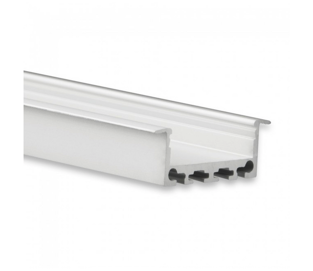 LED-Aluminiumprofil XL05-ALU für LED-Streifen: Hochwertiges Alu-Profil mit Diffusor, 200 cm Länge, 8 mm Nutbreite, IP20, ideal für indirekte Beleuchtung und Einbau in Decken oder Wände LED-Aluminiumprofil XL05-ALU für LED-Streifen: Hochwertiges Alu-Profil mit Diffusor, 200 cm Länge, 8 mm Nutbreite, IP20, ideal für indirekte Beleuchtung und Einbau in Decken oder Wände