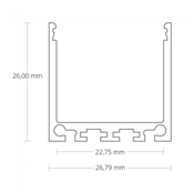 LED-Aluminiumprofil XL06-ALU für LED-Streifen: Hochwertiges Aluminiumprofil mit Diffusor, 2000 mm Länge, 10 mm Breite, IP65-Schutzklasse, ideal für Innen- und Außenbeleuchtung, Montagekit inklusive LED-Aluminiumprofil XL06-ALU für LED-Streifen: Hochwertiges Aluminiumprofil mit Diffusor, 2000 mm Länge, 10 mm Breite, IP65-Schutzklasse, ideal für Innen- und Außenbeleuchtung, Montagekit inklusive