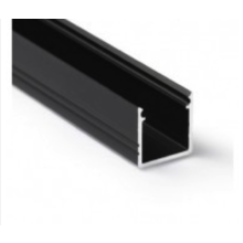 LED Alu Profil SLIM02 Schwarz für LED Streifen – Schlankes Design