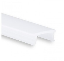6 Meter zusätzliche opale LED-Profilabdeckung für SLIM08ALU/SLIM08ZWART – Diffusor für LED-Streifen, präzise Kantenbeleuchtung, Aluminiumprofil, hochwertige Lichtstreuung, passend für 8 mm LED-Bänder