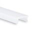 Einzelne LED-Profil-Abdeckung LED Gigant 6 m LED-Profilabdeckung Opal für SLIM08