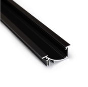 LED-Profil F8ZWART – Hochwertiges Aluminiumprofil für LED-Streifen, 8 mm Breite, schwarz eloxiert, ideal für indirekte Beleuchtung, Montage mit Klebeband oder Schrauben, 1 m Länge, IP20, DIN-konform LED-Profil F8ZWART – Hochwertiges Aluminiumprofil für LED-Streifen, 8 mm Breite, schwarz eloxiert, ideal für indirekte Beleuchtung, Montage mit Klebeband oder Schrauben, 1 m Länge, IP20, DIN-konform