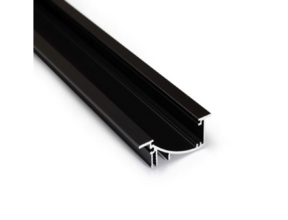 Muster LED Aluminium Profil F8 Schwarz für LED Streifen – 8 mm Breite