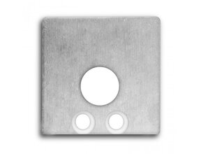 Endkappe für LED Aluminiumprofil 18ALU mit Kabeldurchführung