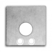 Endkappe mit integrierter Kabeldurchführung für LED Aluminiumprofil 18ALU – kompatibel mit 18 mm breiten LED-Streifen, präzise gefertigt, inklusive Dichtung, ideal für anspruchsvolle Beleuchtungsprojekte