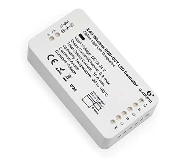 Zigbee LED Controller für RGBCCT LED-Streifen – Smarthome-Steuerung mit 5-Kanal-Dimmer, 24V/12V Kompatibilität, App- und Sprachsteuerung (Alexa, Google Home) Zigbee LED Controller für RGBCCT LED-Streifen – Smarthome-Steuerung mit 5-Kanal-Dimmer, 24V/12V Kompatibilität, App- und Sprachsteuerung (Alexa, Google Home)