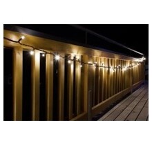 10m LED Lichterkette Starterset mit 100 warmweißen LEDs, IP44 wasserdicht – PRO LUKSUS – Ideal für Innen- und Außendekoration