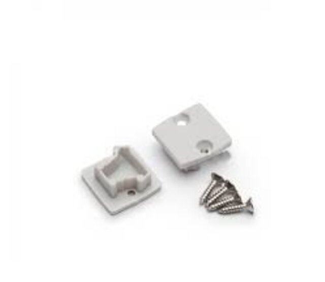 Endkappen mit Kabeldurchführung für LED-Streifen – Vloer12 / Garage12 – Präzise Montage, IP67-Schutz, 12V/24V kompatibel, 5m Länge, inkl. Befestigungsmaterial – Ideal für Decken- und Wandbeleuchtung