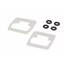 Dichtungssatz für LED-Profile Vloer12 / Garage12 – Passend für LED-Streifen, inkl. Montagezubehör, 12 mm Nutbreite, IP65-Schutzklasse, Aluminiumprofil, ideal für Boden- und Garagenbeleuchtung