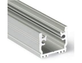 LED Alu Profil für LED Streifen 2m mit Abdeckung 15,8x13,7 mm – Garage12