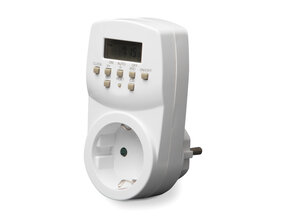 Digitale programmierbare Zeitschaltuhr 230V/16A IP20 für LED-Beleuchtung