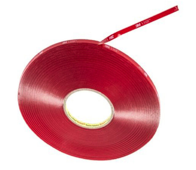 Doppelseitiges Klebeband für schlanke LED Profile – 8 mm × 1 m | Hochleistungs-Montageband