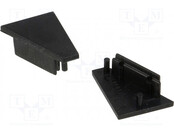 Set von 2 Endkappen für LED Streifen C21ZWART – Passend für 10 mm breite LED-Leisten, schwarze Abschlusskappen, 2er-Pack, kompatibel mit LED-Profile, Schutz vor Staub und Feuchtigkeit, einfache Montage Set von 2 Endkappen für LED Streifen C21ZWART – Passend für 10 mm breite LED-Leisten, schwarze Abschlusskappen, 2er-Pack, kompatibel mit LED-Profile, Schutz vor Staub und Feuchtigkeit, einfache Montage