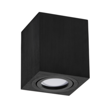 Aufbauleuchte - SCHWARZ - 37 cm Länge - schwenkbar