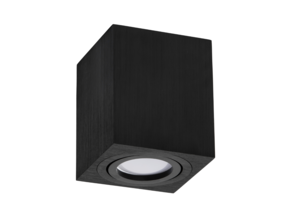 Aufbauleuchte - SCHWARZ - 37 cm Länge - schwenkbar