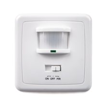 Einbau PIR Bewegungsmelder einstellbar für LED – Weiß – 230V – LX41