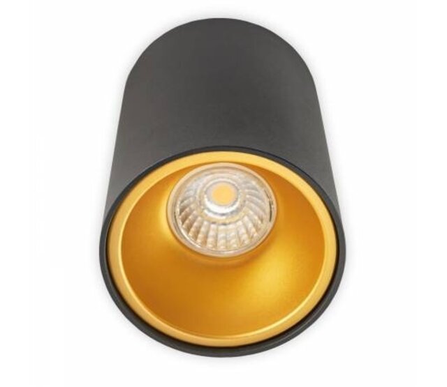 Schwenkbarer GU10 Einbau-Spot Schwarz Ø 97 x 140 mm - 1811SCHWARZGOLD KIVI - Hochwertige LED-Einbaustrahler für präzise Beleuchtung, ideal für Wohn- und Gewerberäume, inklusive GU10-Sockel Schwenkbarer GU10 Einbau-Spot Schwarz Ø 97 x 140 mm - 1811SCHWARZGOLD KIVI - Hochwertige LED-Einbaustrahler für präzise Beleuchtung, ideal für Wohn- und Gewerberäume, inklusive GU10-Sockel