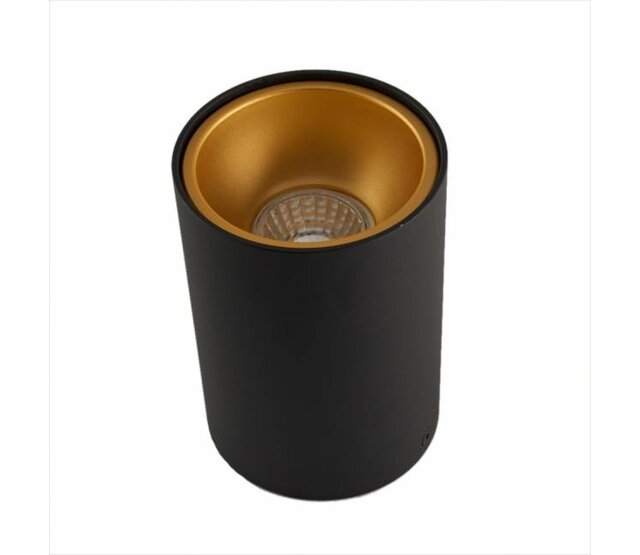 Schwenkbarer GU10 Einbau-Spot Schwarz Ø 97 x 140 mm - 1811SCHWARZGOLD KIVI - Hochwertige LED-Einbaustrahler für präzise Beleuchtung, ideal für Wohn- und Gewerberäume, inklusive GU10-Sockel Schwenkbarer GU10 Einbau-Spot Schwarz Ø 97 x 140 mm - 1811SCHWARZGOLD KIVI - Hochwertige LED-Einbaustrahler für präzise Beleuchtung, ideal für Wohn- und Gewerberäume, inklusive GU10-Sockel