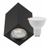 GU10 LED-Einbaustrahler Schwarz, Ø 60 x 100 mm, MANGOSQUARE 1812SCHWARZ – Quadratischer LED-Spot für Deckenmontage, 60 mm Durchmesser, 100 mm Einbautiefe, ideal für moderne Beleuchtung GU10 LED-Einbaustrahler Schwarz, Ø 60 x 100 mm, MANGOSQUARE 1812SCHWARZ – Quadratischer LED-Spot für Deckenmontage, 60 mm Durchmesser, 100 mm Einbautiefe, ideal für moderne Beleuchtung