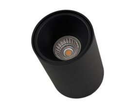 Schwarzer Aufbau-Spot Ø 97x140mm - GU10 Fassung - 1811SCHWARZ KIVI