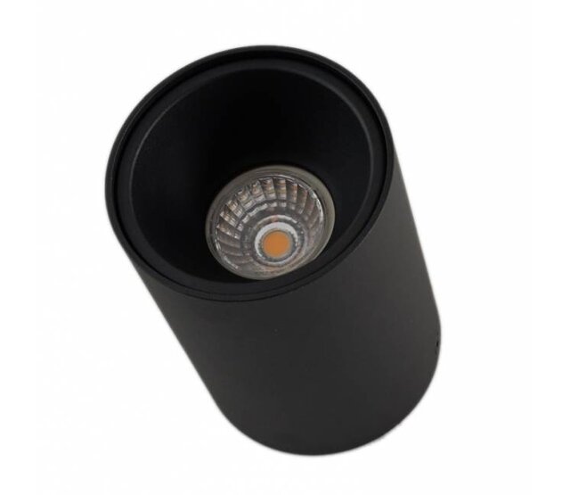 GU10 Einbaustrahler schwarz Ø 97 x 140 mm - LED-Strahler für Deckenmontage - 1811SCHWARZ KIVI - Energieeffiziente Beleuchtung mit präziser Lichtlenkung GU10 Einbaustrahler schwarz Ø 97 x 140 mm - LED-Strahler für Deckenmontage - 1811SCHWARZ KIVI - Energieeffiziente Beleuchtung mit präziser Lichtlenkung