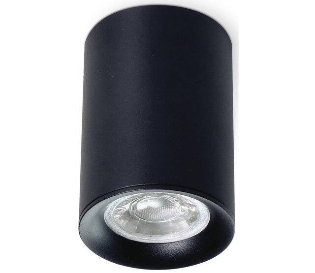 GU10 Einbaustrahler schwarz Ø 97 x 140 mm - LED-Strahler für Deckenmontage - 1811SCHWARZ KIVI - Energieeffiziente Beleuchtung mit präziser Lichtlenkung GU10 Einbaustrahler schwarz Ø 97 x 140 mm - LED-Strahler für Deckenmontage - 1811SCHWARZ KIVI - Energieeffiziente Beleuchtung mit präziser Lichtlenkung