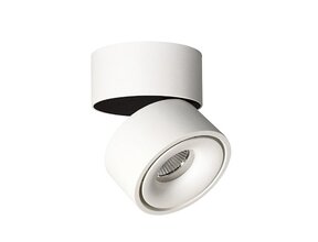 Schwenkbarer LED Aufbauspot weiß Ø 100 x 99 mm – 10W – 3000K – IP44 – 1908WEISS LAHTI10W
