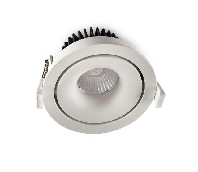 LED Einbaustrahler - schwenkbar - 10W 3000K Warmweiß - 36° Lichtwinkel - IP44 - 1804WIT10WINBOUW - energieeffizient & dimmbar LED Einbaustrahler - schwenkbar - 10W 3000K Warmweiß - 36° Lichtwinkel - IP44 - 1804WIT10WINBOUW - energieeffizient & dimmbar