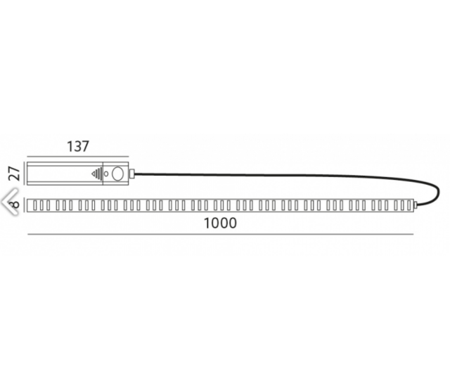 LED-Kastbeleuchtung 100 cm mit Bewegungsmelder – 3000K Warmweiß – Batteriebetriebener LED-Streifen für Schränke & Regale – Energieeffizient & Praktisch LED-Kastbeleuchtung 100 cm mit Bewegungsmelder – 3000K Warmweiß – Batteriebetriebener LED-Streifen für Schränke & Regale – Energieeffizient & Praktisch