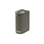 LED Außenwandlampe mit Auf- und Abstrahlung - Grau 90 x 150 mm - GU10 Fassung - 1902GRIJS - Energieeffiziente Außenbeleuchtung für Haus und Garten LED Außenwandlampe mit Auf- und Abstrahlung - Grau 90 x 150 mm - GU10 Fassung - 1902GRIJS - Energieeffiziente Außenbeleuchtung für Haus und Garten