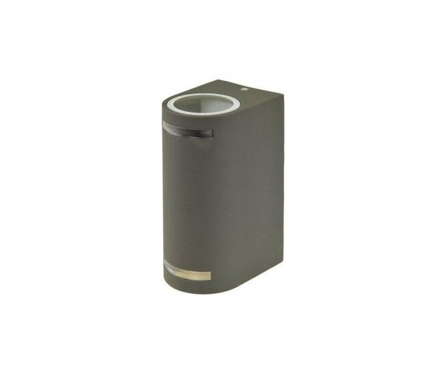 LED Außenwandlampe mit Auf- und Abstrahlung - Grau 90 x 150 mm - GU10 Fassung - 1902GRIJS - Energieeffiziente Außenbeleuchtung für Haus und Garten LED Außenwandlampe mit Auf- und Abstrahlung - Grau 90 x 150 mm - GU10 Fassung - 1902GRIJS - Energieeffiziente Außenbeleuchtung für Haus und Garten