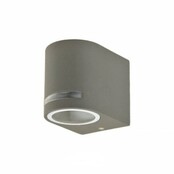 LED Außenwandlampe in Grau - 70 x 80 mm - GU10 Fassung - 1902DOWNGRIJS - Wetterfeste Außenleuchte mit modernem Design für Hausfassaden und Gärten LED Außenwandlampe in Grau - 70 x 80 mm - GU10 Fassung - 1902DOWNGRIJS - Wetterfeste Außenleuchte mit modernem Design für Hausfassaden und Gärten