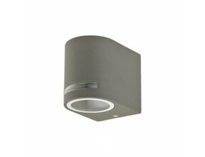 LED Außen-Wandleuchte Grau 70x80 mm GU10 IP44 – 1902DOWNGRIJS