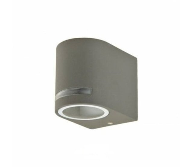 LED Außenwandlampe in Grau - 70 x 80 mm - GU10 Fassung - 1902DOWNGRIJS - Wetterfeste Außenleuchte mit modernem Design für Hausfassaden und Gärten LED Außenwandlampe in Grau - 70 x 80 mm - GU10 Fassung - 1902DOWNGRIJS - Wetterfeste Außenleuchte mit modernem Design für Hausfassaden und Gärten
