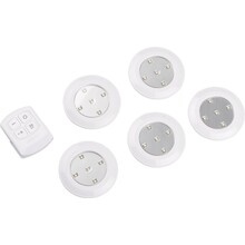 LED Spots mit Batterie & Fernbedienung – 5er Set – Dimmbar – Kabellos