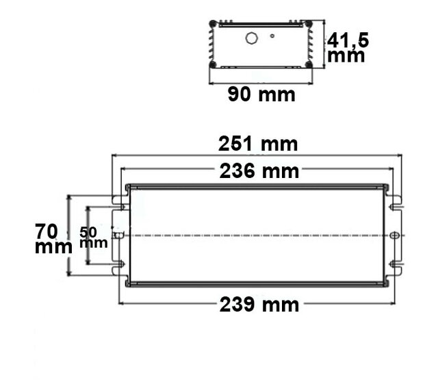 48V LED-Treiber 400W IP67, 0-10V dimmbar – Leistungsstarke LED-Stromversorgung für LED-Streifen & Beleuchtung, wasserdicht, 48 Volt DC, 400 Watt, dimmbar mit 0-10V-Schnittstelle
