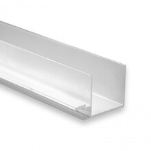 LED Deckenprofil 2m 33x16,8mm Gipsdecke – Opal/Milchweiß (80%) für LED Streifen