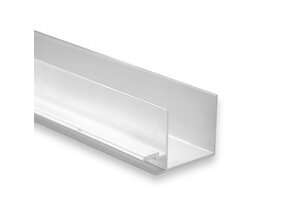 LED Deckenprofil 2m 33x16,8mm Gipsdecke – Opal/Milchweiß (80%) für LED Streifen