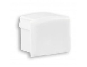 06WEISS Endkappe ohne Kabeldurchführung für LED Aluminiumprofil