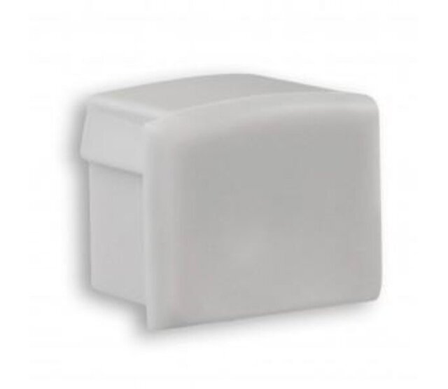 06ALU/07ALU Endkappe ohne Kabeldurchführung für LED-Streifen – Aluminiumprofil-Abschluss, passend für 6 mm und 7 mm Streifenbreite, staub- und spritzwassergeschützt, präzise Verarbeitung