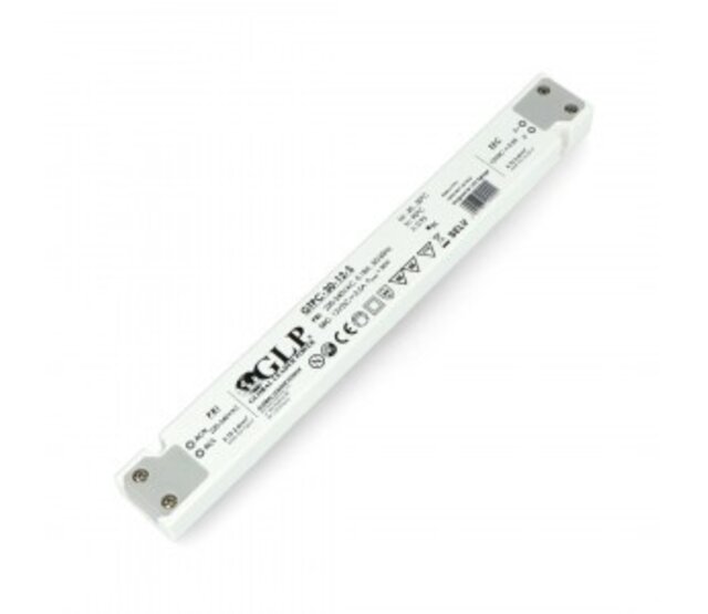 LED-Netzteil 30 Watt 12 Volt 2,5 Ampere - IP20 - kompakt für LED-Streifen & Beleuchtung - 2500mA Ausgangsstrom - 12V DC - ideal für Innenanwendungen LED-Netzteil 30 Watt 12 Volt 2,5 Ampere - IP20 - kompakt für LED-Streifen & Beleuchtung - 2500mA Ausgangsstrom - 12V DC - ideal für Innenanwendungen