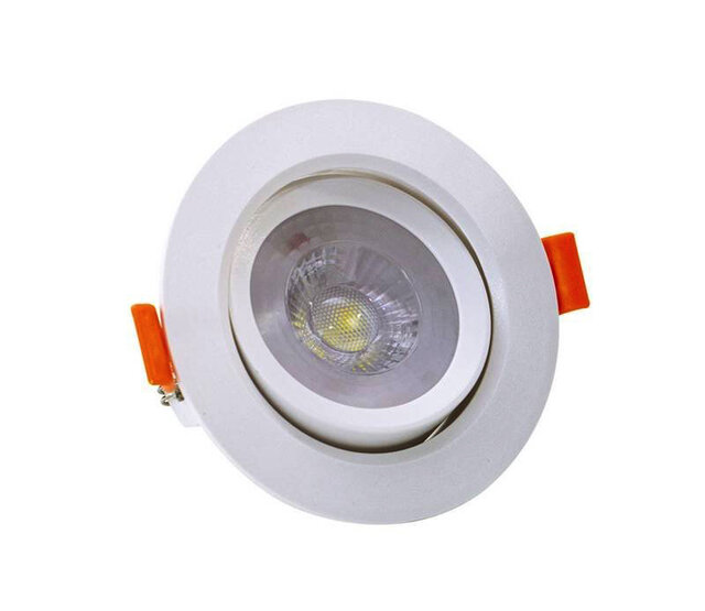 LED Einbaustrahler - schwenkbar - 5W 3000K warmweiß - IP44 - 36° Lichtwinkel - dimmbar - 50.000h Lebensdauer - Sonderangebot LED Einbaustrahler - schwenkbar - 5W 3000K warmweiß - IP44 - 36° Lichtwinkel - dimmbar - 50.000h Lebensdauer - Sonderangebot
