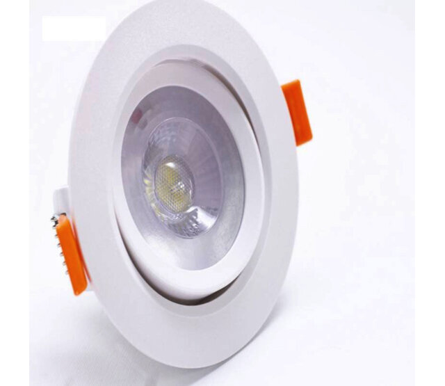 LED Einbaustrahler - schwenkbar - 5W 3000K warmweiß - IP44 - 36° Lichtwinkel - dimmbar - 50.000h Lebensdauer - Sonderangebot LED Einbaustrahler - schwenkbar - 5W 3000K warmweiß - IP44 - 36° Lichtwinkel - dimmbar - 50.000h Lebensdauer - Sonderangebot