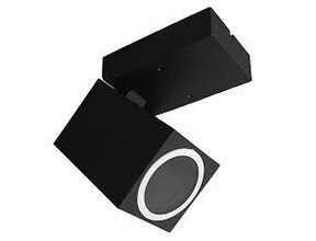 LED Wandleuchte Außen – schwenkbar – schwarz 165x100mm – GU10 – QUAZAR15